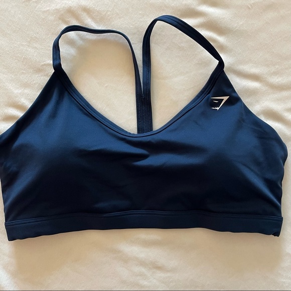 Gymshark Other - Gymshark V Neck Sports Bra - Navy